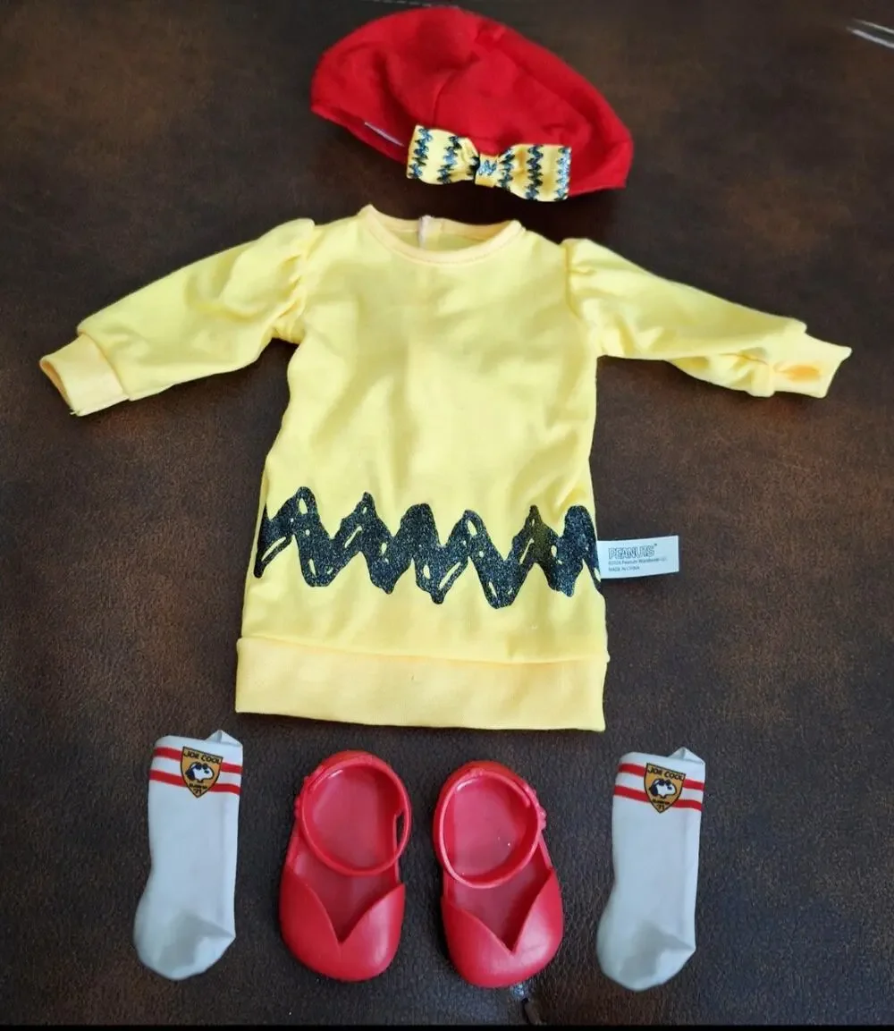 My Life As Peanuts Charlie Brown Picture Day Outfit Dress Shoes Hat Socks 18
